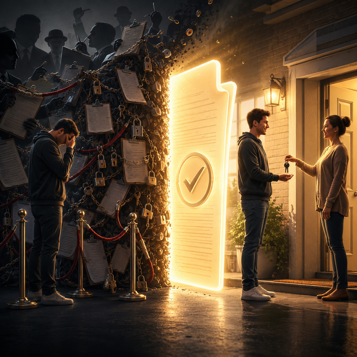 Real Man Builds the Door artwork