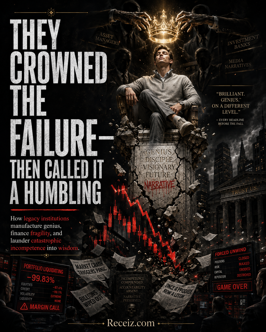 THEY CROWNED THE FAILURE—THEN CALLED IT A HUMBLING artwork